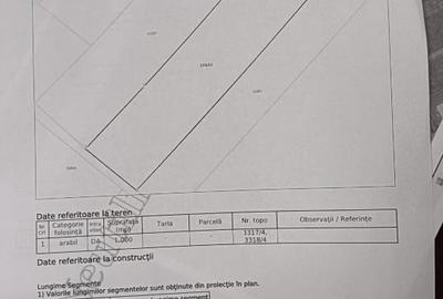 Teren de vanzare -Reghin - Vasile L. Pop  1000 mp - 2