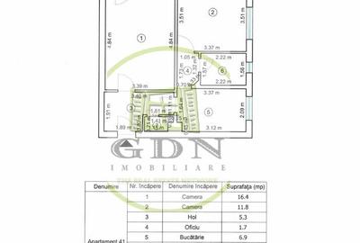 Vanzare apartament 2 camere - decomandat, cu balcon si vedere panoramica - 7