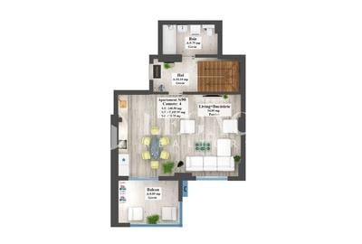 Vanzare - Penthouse zona Copou, 148.50 mp utili + 37.30 mp terasa - 3