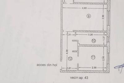 Apartament cu 3 camere semidecomandat, mobilat în Inel II - 17