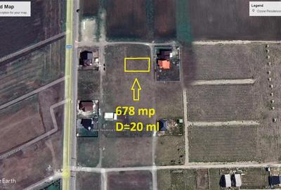 Teren Construcții intravilan de 678 mp, în Nord - 4