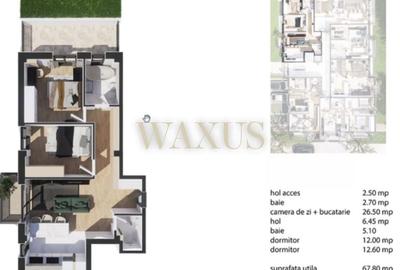 Apartament cu 3 camere în Baciu - 1