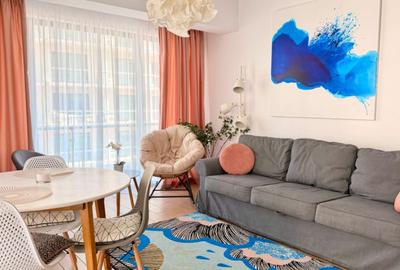 Apartament cu 2 camere semidecomandat, mobilat în Nord - 5