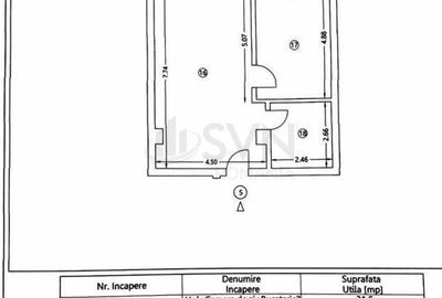 Apartament cu 2 camere semidecomandat, mobilat în Central - 8