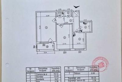 Apartament cu 2 camere decomandat în Titan