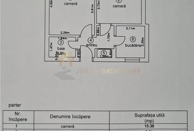 APARTAMENT 2 CAMERE 40 MP  MANASTUR GRIGORE ALEXANDRESCU - 12