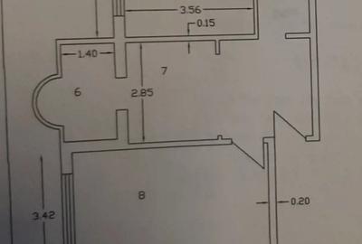 Apartament 80.06mp construit decomandat 3 camere 70mp - 1