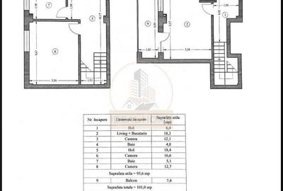 Apartament cu 3 camere decomandat, mobilat în Valea Lupului - 18