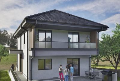 Teren autorizat pentru Casa individuala la intrare in Chinteni 600mp front 14ml - 1