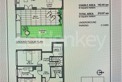 Apartament superb cu gradina | 2 garaje - 18