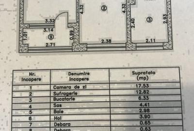 Apartament cu 2 camere decomandat în Obor