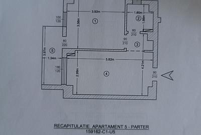 Apartament cu 2 camere semidecomandat în Păcurari - 1