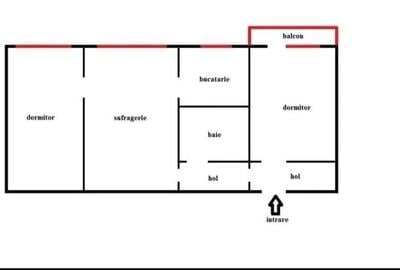 Apartament cu 3 camere în Tudor Vladimirescu