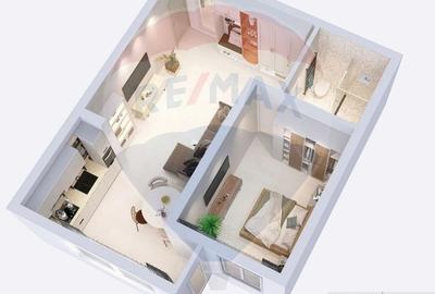 Apartament cu 2 camere decomandat în Oncea - 1