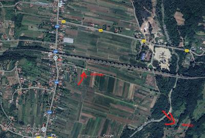 Vând 2000 mp teren plan extravilan în Ciofrângeni, Argeș