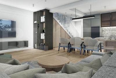 Duplex semifinisat, 120 mp utili, teren 550 mp, Chinteni - 6