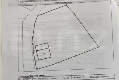 Casă cu 1 camere cu Teren 1000 Mp în Central