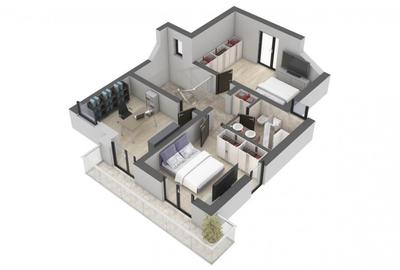 CASA PREMIUM CU 4 CAMERE TIP DUPLEX ,  PLATOU GALATA CASA PREMIUM CU 4 CAMERE TIP DUPLEX ,  PLATOU GALATA - 8