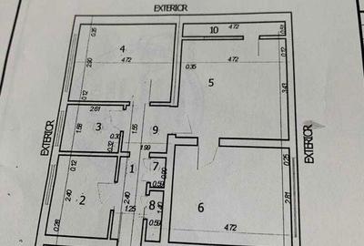 Apartament cu 3 camere semidecomandat în Moinești - 2