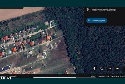 Teren de 665 mp, în Brănești - 3