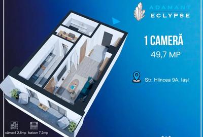 Garsonieră decomandată în Nicolina