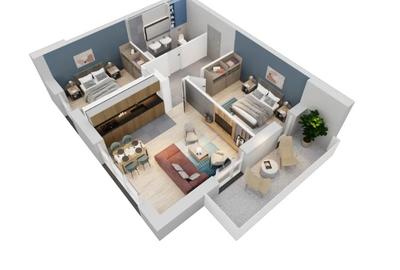 Apartament nou cu 3 camere + loc de parcare - Buftea - Fara TVA - 1
