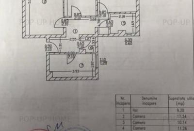Apartament cu 3 camere decomandat în Tei - 10