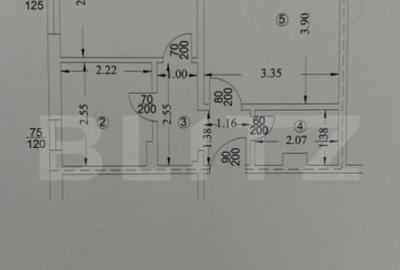 Apartament cu 2 camere, 39 mp, zona VEST - 2