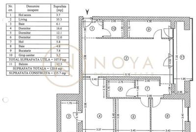 Apartament cu 4 camere semidecomandat în Cotroceni - 3