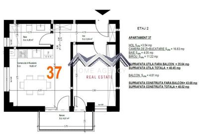 Apartament cu 2 camere în Sud - 6