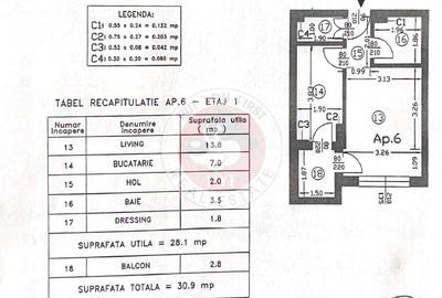 Militari Residence | Garsoniera | 30mp | Decomandata | B12734 - 2