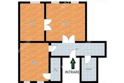 Spatiu birouri renovat cu 3 camere la parter pe Bld.Victoriei Sibiu - 4