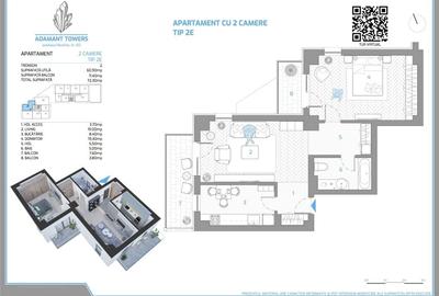 Apartament cu 2 camere decomandat în Nicolina - 1