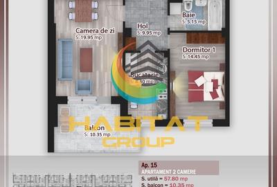 Apartament cu 2 camere decomandat în Theodor Pallady