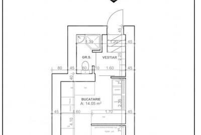 Spatiu comercial, alimentatie publica, vitrina, vad