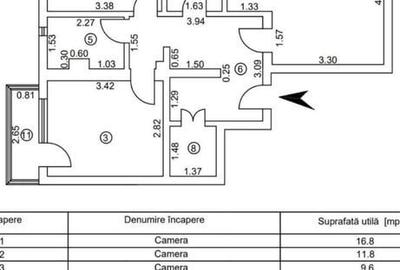 Apartament cu 3 camere decomandat în Exterior Vest - 7