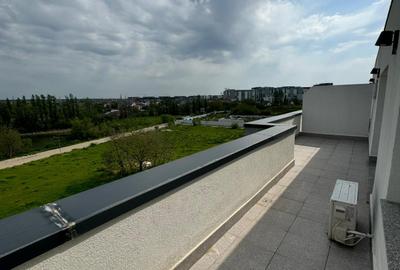Penthouse cu 3 camere semidecomandat în Aviației - 9