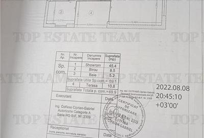 Spațiu comercial, de 59.099998474121 mp, în Central - 6