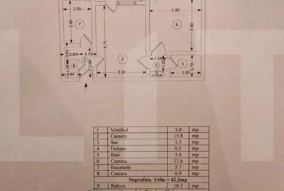 Apartament cu 2 camere semidecomandat în Ștefan cel Mare