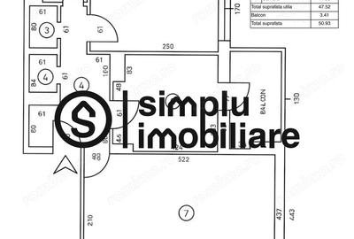 Apartament cu 2 camere decomandat în Rovine - 7