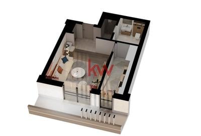 Apartament 1 Camera Decomandat, 44,1 mp - Falticeni, Centru - 5