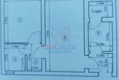 Apartament cu 2 camere nedecomandat în Podu Roș - 1