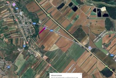 Teren 7400 mp Corbii Mari intravilan + extravilan langa A1 - 2