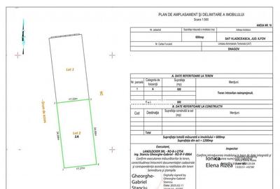 Teren de 600 mp, în Vlădiceasca - 2