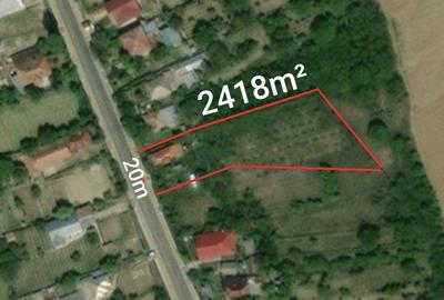 Teren de 2418 mp, în Topliceni - 1