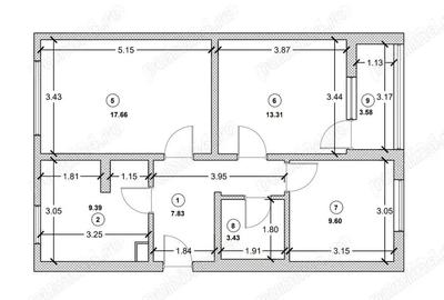 Apartament cu 3 camere decomandat, mobilat în Titan - 5