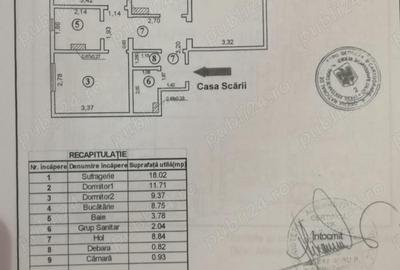 Apartament cu 3 camere decomandat în Micro 18 - 1