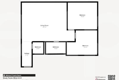 Apartament cu 3 camere semidecomandat, mobilat în Mărăști - 2