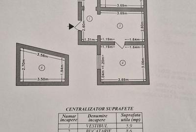 Doua corpuri de casa in curte comuna bd Marasesti - 6