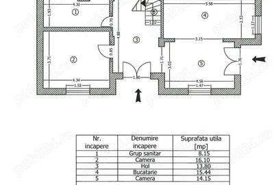 Casă cu 2 camere cu Teren 67.64 Mp în Rahova - 9